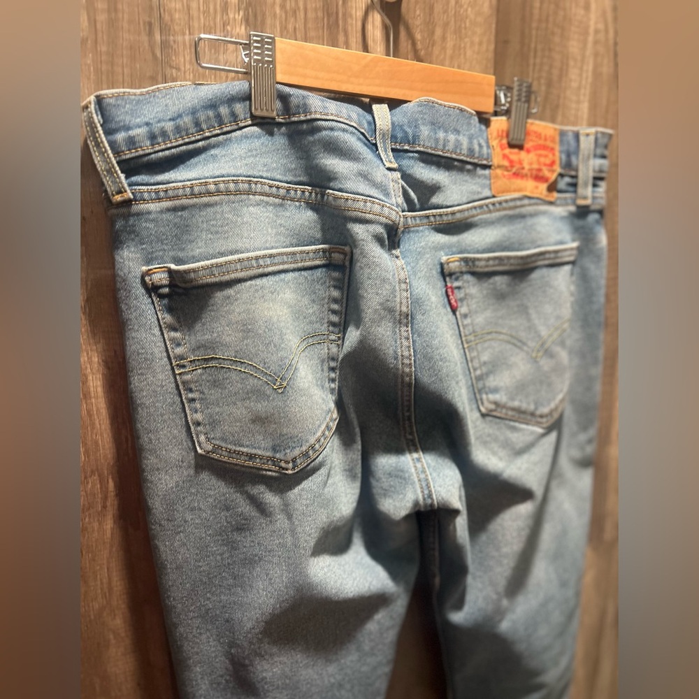 Levi’s Men's Blue Jeans Washed Look 34 32 Long - Picture 5 of 8